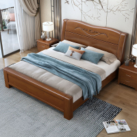 臻远ZY-SMC-118 现代简约实木床双人床 1.5米简约床