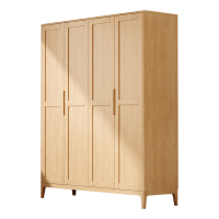 臻远ZY4031133 简约实木衣柜四门收纳柜