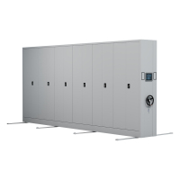 臻远 ZY-MJJA-41 智能密集架移动式档案柜钢制轨道智能密集柜 通门 一列6组