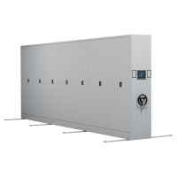 臻远 ZY-MJJA-42 智能密集架移动式档案柜钢制轨道智能密集柜 通门 一列7组