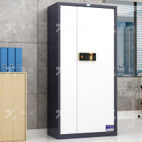 臻远 ZYJJ-80013 保密柜密码文件柜保密档案资料柜钢制密码锁保密 灰白套色通门指纹锁