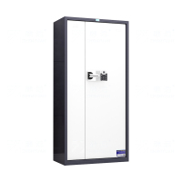 臻远 ZYJJ-80015 保密柜密码文件柜保密档案资料柜钢制密码锁保密 灰白套通门智能指纹锁