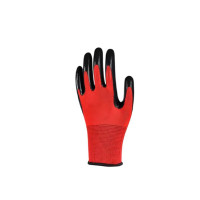 双安 胶手套(红色劳保手套)