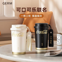 格沵(germ) 可口可乐联名闪耀保温杯车载双饮咖啡316大容量吸管水杯 [可口可乐闪耀杯] 500ml