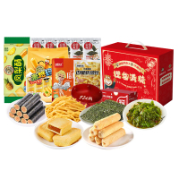 海狸先生&徐福记联名款海味糕点零食礼盒JL-x3