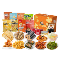 海狸先生海味休闲零食礼盒JL-W6送小海狸公仔