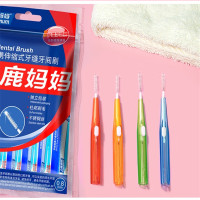 小鹿妈妈 I型牙缝刷超细ssss*10支装(可重复使用)