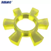 海斯迪克 泵用梅花缓冲垫 联轴器六角垫 电机水泵对轮圈胶垫 外径Φ110 5个 HKT-498