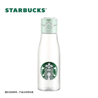 星巴克(Starbucks)薄荷绿系列清新绿色塑料杯咖啡直饮水杯大容量手提 弹跳杯 680ml