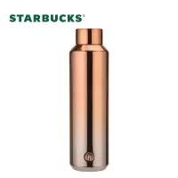 星巴克(Starbucks)杯子 幸运金款徽章保温杯591ml高颜值咖啡水杯幸运金款徽章保温杯