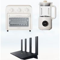 总裁小姐豆浆机800ml*1+总裁小姐空气炸烤箱(15L)*1+ 华为(HUAWEI)千兆无线路由器*1