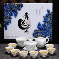 慕卿堂功夫茶具套装 12件套-归隐山林(礼盒装)