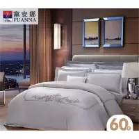 富安娜(FUANNA)床单四件\安妮娜 60支长绒棉 1.8米床230*229cm