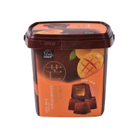 法思觅语 松露方形夹心巧克力 芒果味 158g*2桶