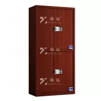 臻远 ZYJJ-80054 钢制保密柜保险柜保密档案资料柜 红木纹通双节智能密码锁
