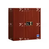 臻远 ZYJJ-80057单节保密柜矮柜保险柜档案资料柜 红木纹单节指纹锁