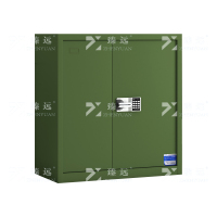臻远 ZYJJ-80082 单节保密柜矮柜保险柜档案资料柜 绿色单节智能密码锁