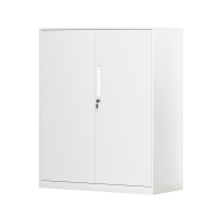 臻远 ZY-WJGC-79 文件柜窄边矮柜拆装档案柜落地书柜 760铁门白色