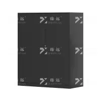 臻远 ZY-WJGC-90 文件柜窄边矮柜拆装档案柜落地书柜 925铁门黑色