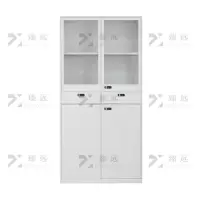 臻远 ZY-WJGD-02 办公文件柜档案资料柜铁皮柜拨盘密码锁储物柜书柜 二斗