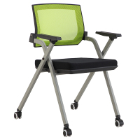 臻远 ZY-7528 折叠培训椅办公会议椅电脑椅 含轮子