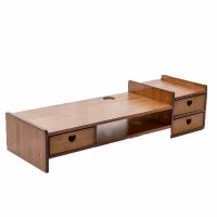 电脑显示器增高架 爱心款三抽屉 茶色 (单位:个)