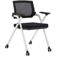 臻远 ZY-7537 折叠培训椅办公会议椅电脑椅 含轮子