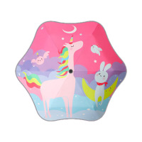 美度(MAYDU) 三折儿童圆角防戳晴雨伞 M3370 独角兽