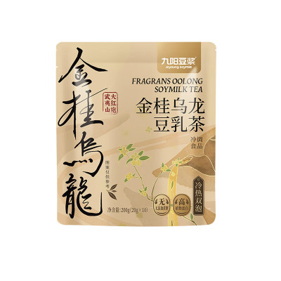 九阳豆浆金桂乌龙豆乳茶奶茶0蔗糖添加下午茶早餐桂花