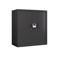 臻远ZY-BMGH-17 保密柜密码锁文件柜档案资料柜 黑色单节电子锁带斗保密柜