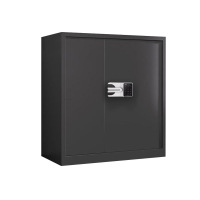 臻远ZY-BMGH-19 保密柜密码锁文件柜档案资料柜 黑色单节智能密码锁带斗保密柜