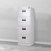 绵冠(MIANGUAN) 卡箱挂劳柜文件柜办公四斗快捞柜a4合同档案柜挂捞夹抽屉柜