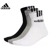 阿迪达斯 (adidas)男女运动袜训练袜休闲袜袜子 S-3942