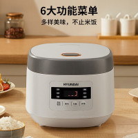 HYUNDAI韩国低糖电饭煲 家用3L大容量电饭锅 米汤分离智能预约家用多功能蒸煮沥米饭锅煮饭煲汤FB0225
