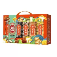 腾盛 山味锦礼950g菌菇礼盒(秋木耳+虫草花+黄金菇+香菇+牡丹军+牛肝菌+黑米)