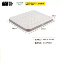 探险者 户外充气床户外露营充气床便携耐磨加厚气垫48孔银色(带手拉充气泵) MHDS9845