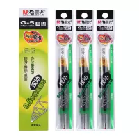 晨光黑色0.5mm按动子弹头中性笔芯 G-5A 1008/K35/S01/S08适用 20支/盒(单位:盒)