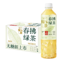 统一 绿茶 无糖 春拂绿茶 500ml*15瓶 0糖0脂真茶萃取原味茶