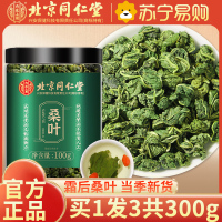 [买1发3共300g]北京同仁堂霜后桑叶茶官方旗舰店特霜降秋后霜打级新鲜三茶高茶糖血