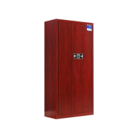 汉诺鑫威保密柜财务档案柜文件柜办公室资料储物柜保险柜电子密码国保锁通体红木纹-电子密码锁