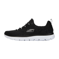 Skechers/斯凯奇女鞋新款一脚穿健步鞋透气轻便运动休闲鞋149936-BKW ZP