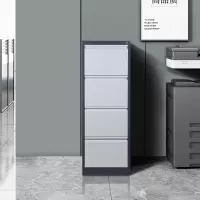 中豫鑫泽ZYXZ4072032文件挂劳柜矮柜A4FC挂快捞柜灰白套色四抽鹅颈拉手