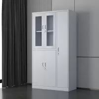 中豫鑫泽ZYXZ4071955铁皮文件办公柜寄存包柜鞋柜 5门更衣柜(加厚款)