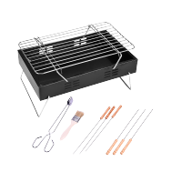 纵贯线 烧烤炉KL-09 烧烤架户外烧烤炉家用烤串炉野营折叠便携木炭加厚烤肉架