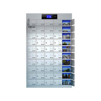 铭威盾不锈钢员工食堂消毒碗柜餐厅紫外线高温餐盘餐具柜多格储物柜50门碗柜 紫外线消毒+高温热风循环常规