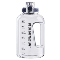 吨吨大容量运动水壶潮流水杯耐高温灰色1.5L