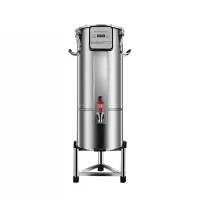 喜莱盛 9136-S25L 按键式 不锈钢色 25L 有网研磨 0402005092&&