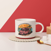 WORLD KITCHEN奔向幸福系列咖啡杯 480ml 米白WK-BH50T62C-JY/KZ