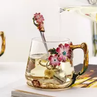 罗比罗丹水具(花语雏菊)单杯+勺 R-14910J