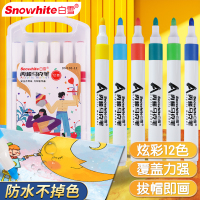 白雪文具12支装丙烯马克笔